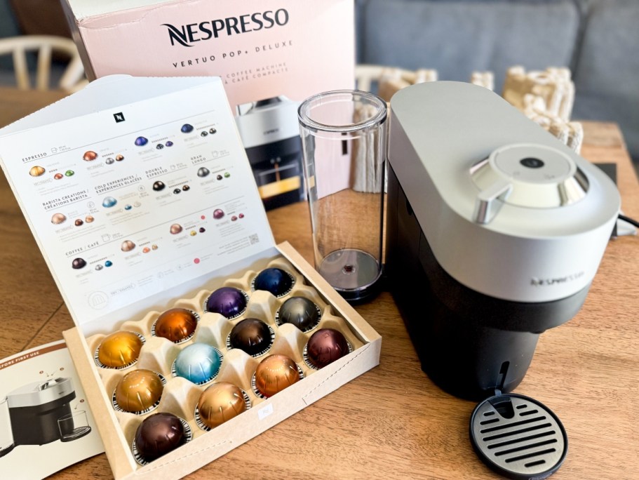 Nespresso Vertuo Pop+ Deluxe Coffee Maker w/ Free Pods from $74.98 Shipped (Reg. $149)