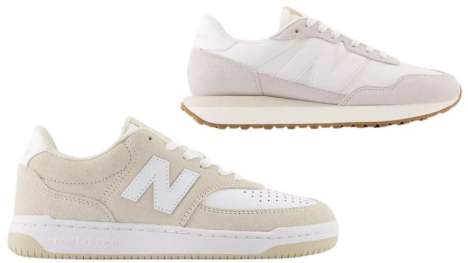new balance beige and tan shoes