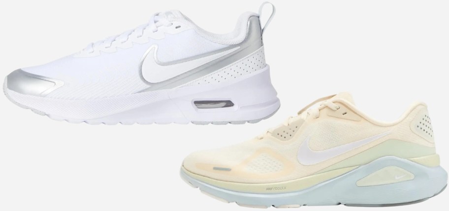 two womens nike athletic shoes