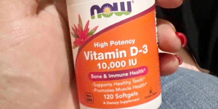 NOW Foods Vitamin D Just $6.76 Shipped on Amazon (Reg. $17)