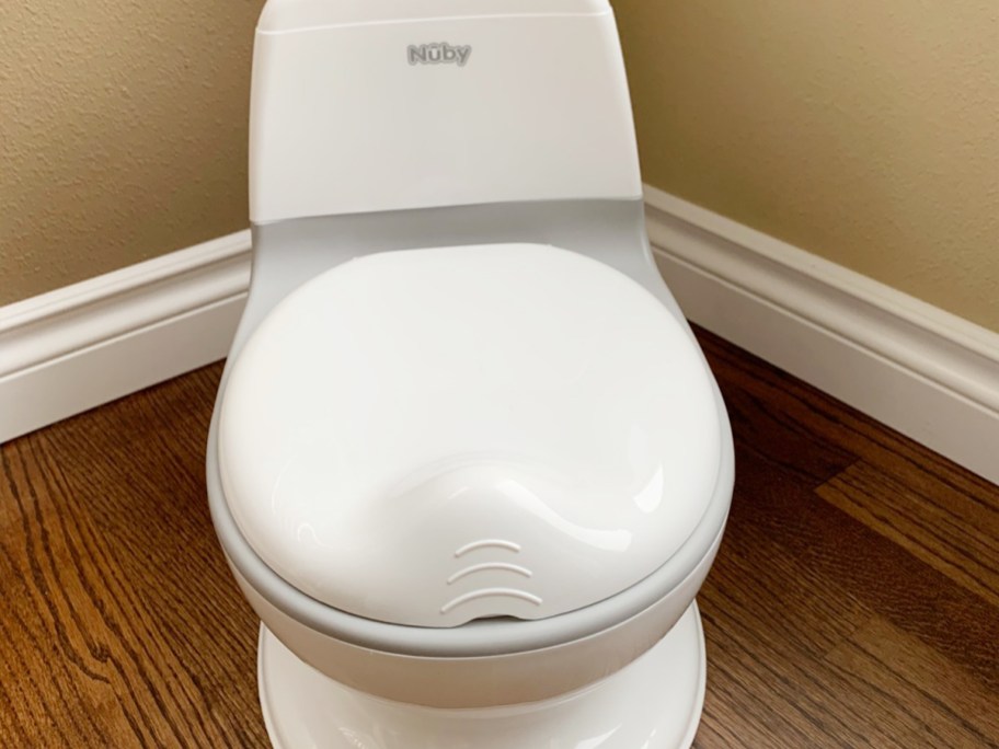 white toilet training potty