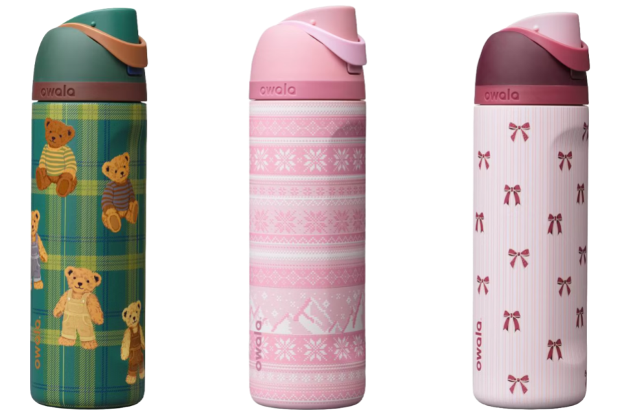 3 water bottles
