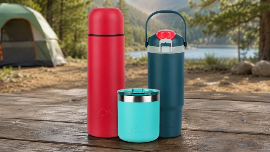 Colorful Ozark Trail Tumblers & Water Bottles from Just $6 on Walmart.com