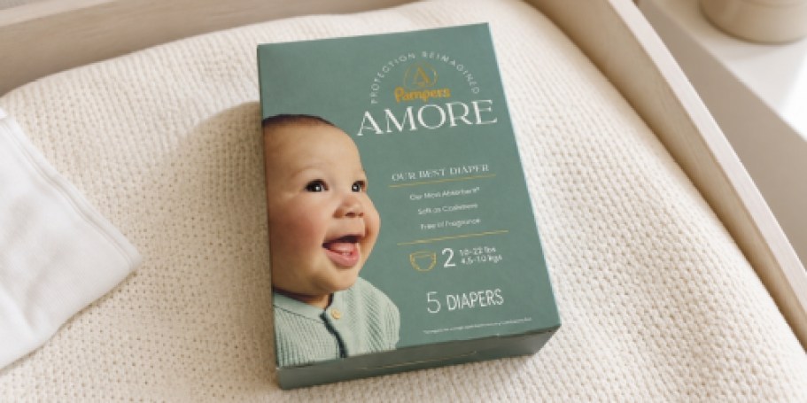 FREE 5-Count Pampers Amore Diaper Trial Pack at Target (Check Your Circle Offers!)