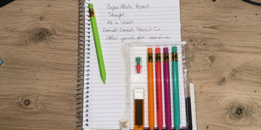 Paper-Mate Triangular Mechanical Pencils Just $3 Shipped on Amazon (Perfect for Little Hands)