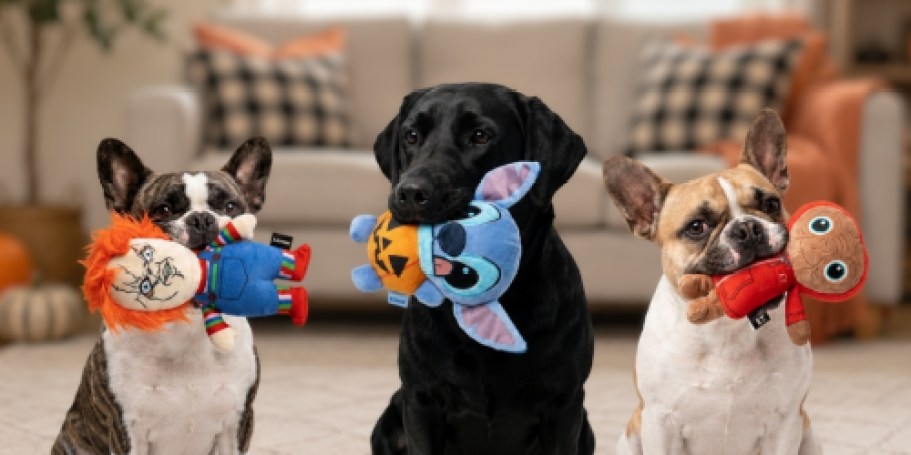 Walmart’s New Character Halloween Dog Toys Are Just $5!
