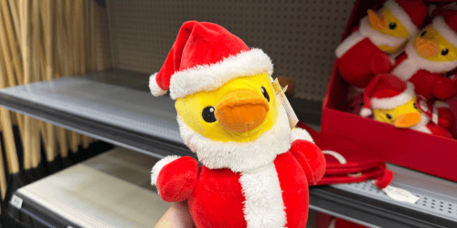 We Spotted NEW Christmas Duck Plushies for Just $3.48 at Walmart!