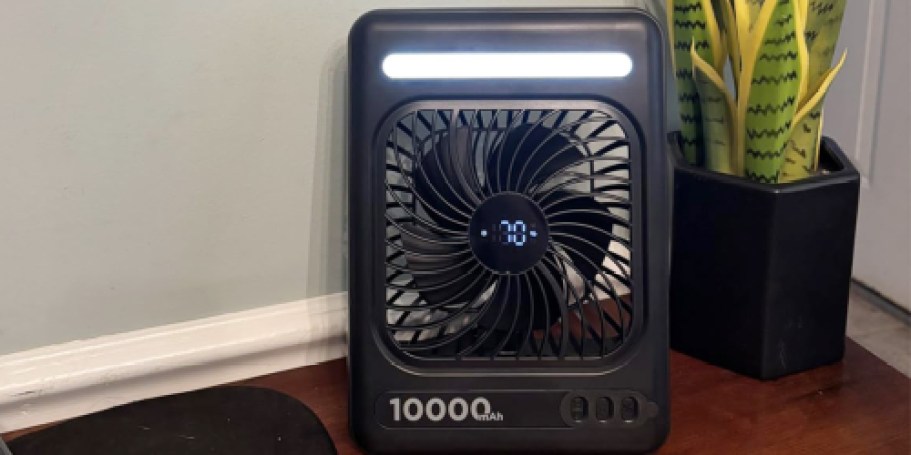 Portable Travel Fan Only $15 on Amazon (Reg. $31)
