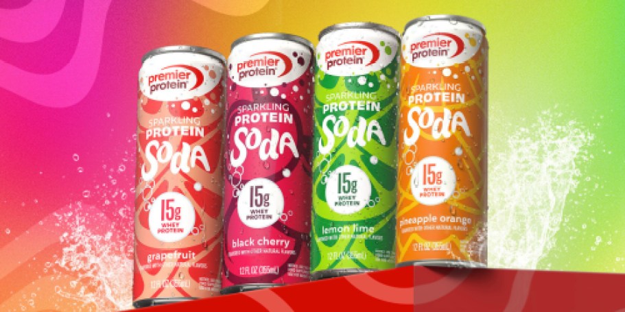 NEW Premier Protein Sparkling Soda Available on Amazon & Walmart