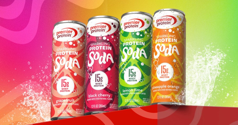 NEW Premier Protein Sparkling Soda Available on Amazon & Walmart