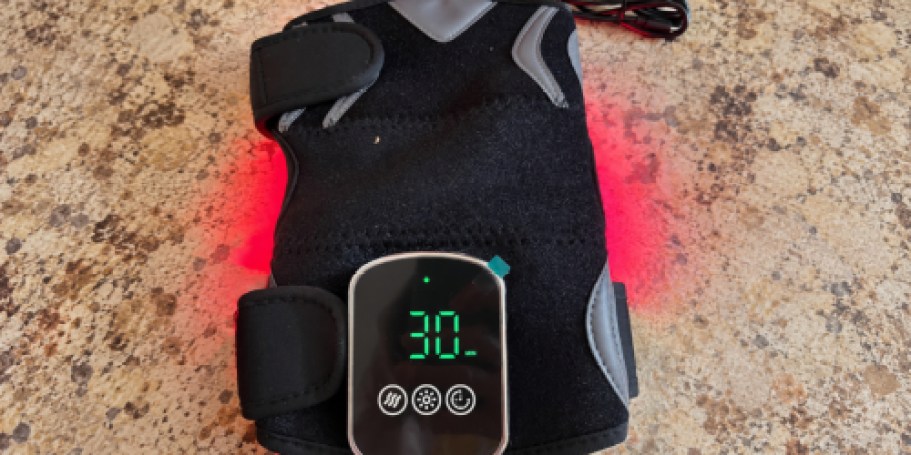 Red Light Heated Knee Massager Only $29.69 Shipped on Amazon (Reg. $70)