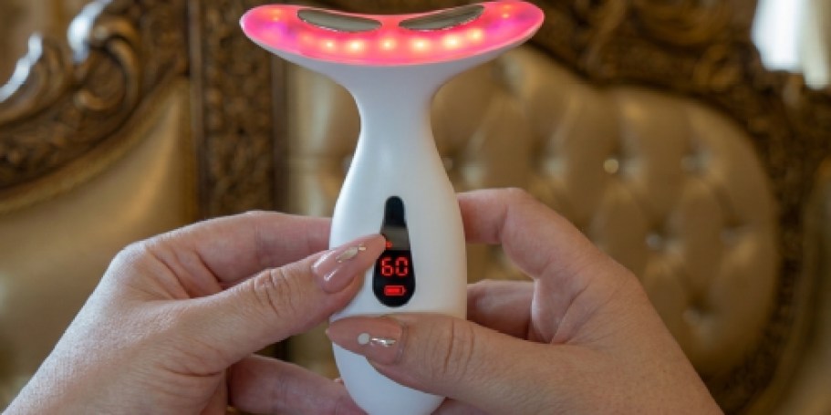 Red Light Facial Massager Only $6.99 on Amazon (Reg. $16)