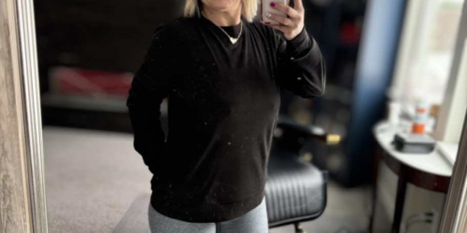 Women’s Crewneck Sweatshirts w/ Pockets Just $7.49 on Amazon