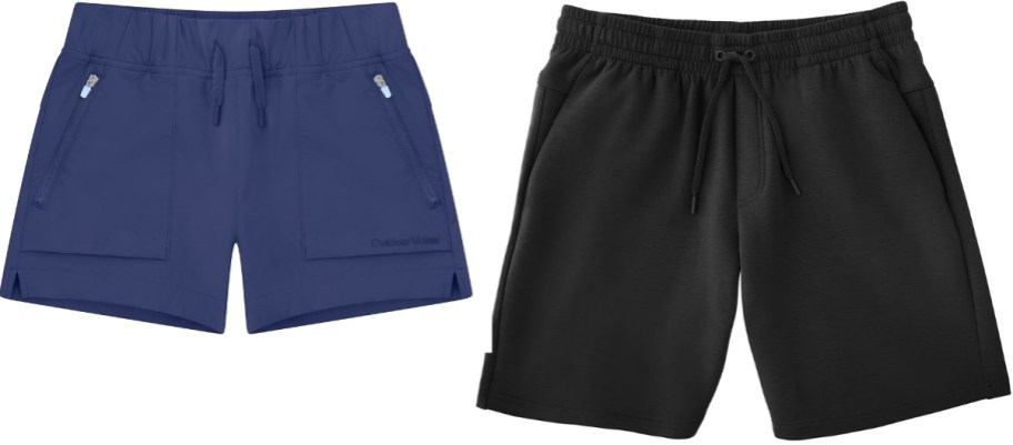 girls and mens shorts