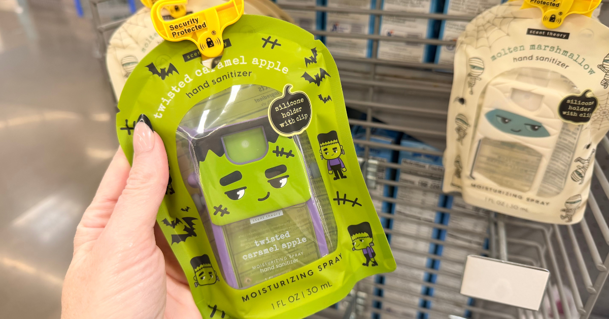 Scent Theory Halloween Hand Sanitizer w/ Case Just $5 at Walmart (Touchland Vibes for Less)