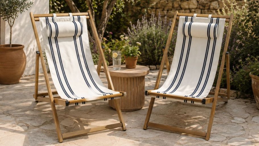 Walmart Patio Furniture Sale: Two Resort-Style Sling Chairs Just $50.56 Shipped + More