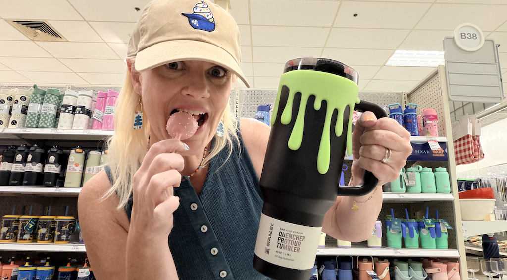 Give Your Stanley a Halloween Makeover w/ $1 Slime Toppers at Target