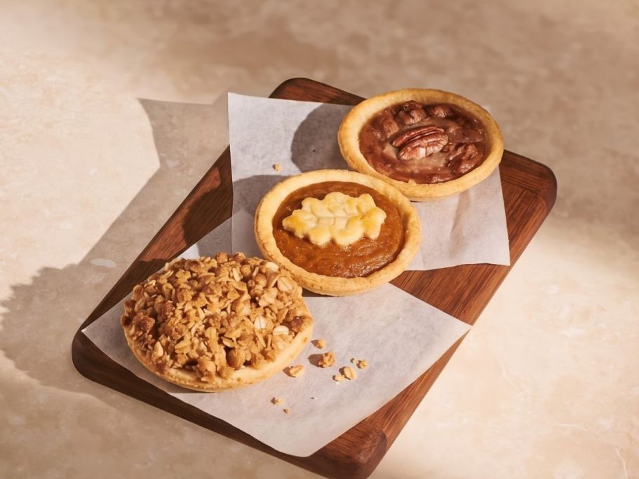 Starbucks Has New Mini Pies Just In Time for Fall (3 Flavors!)