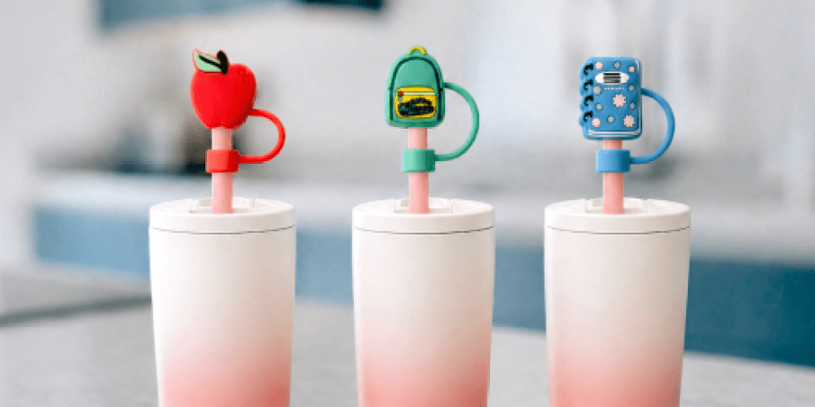 So Cute! UNDER $5 Straw Toppers at Walmart