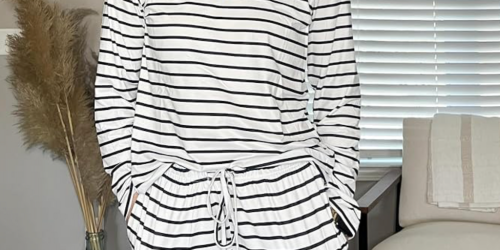 TWO Long Sleeve Lounge Sets Just $9.50 Each on Amazon