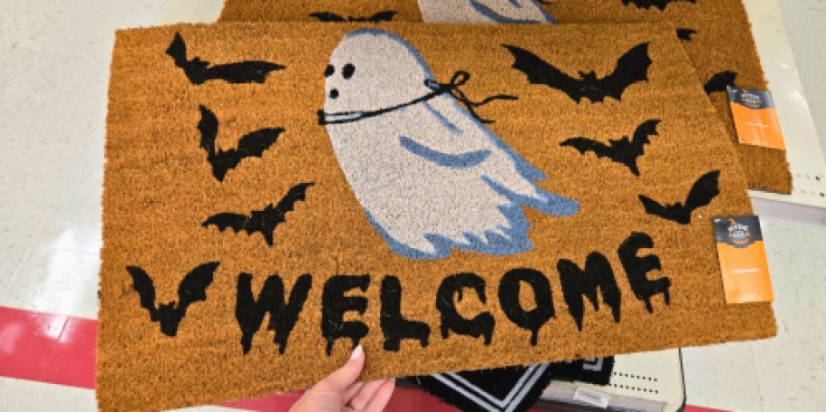Target Halloween Doormats Only $13 (Including One That Glows in the Dark!)