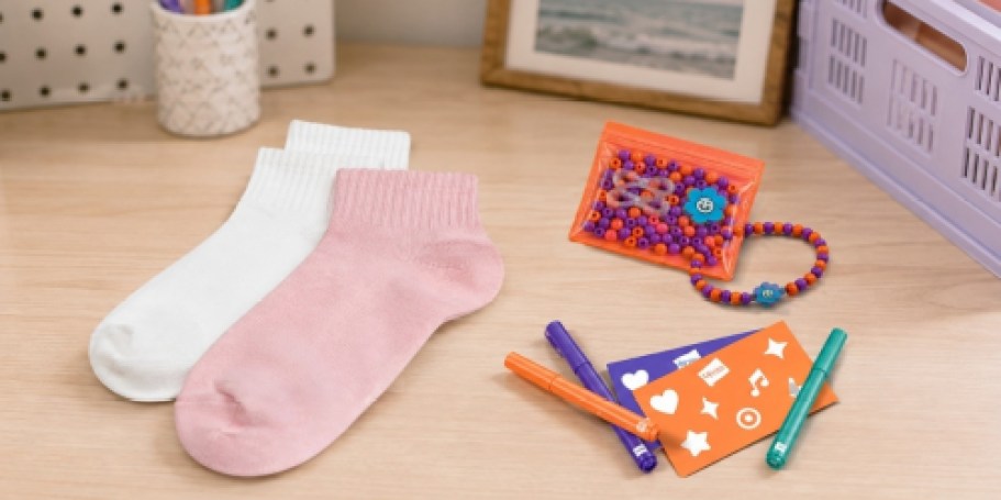 Knock Your Socks ON! Score a FREE Sock Customization Kit at Target on 8/29