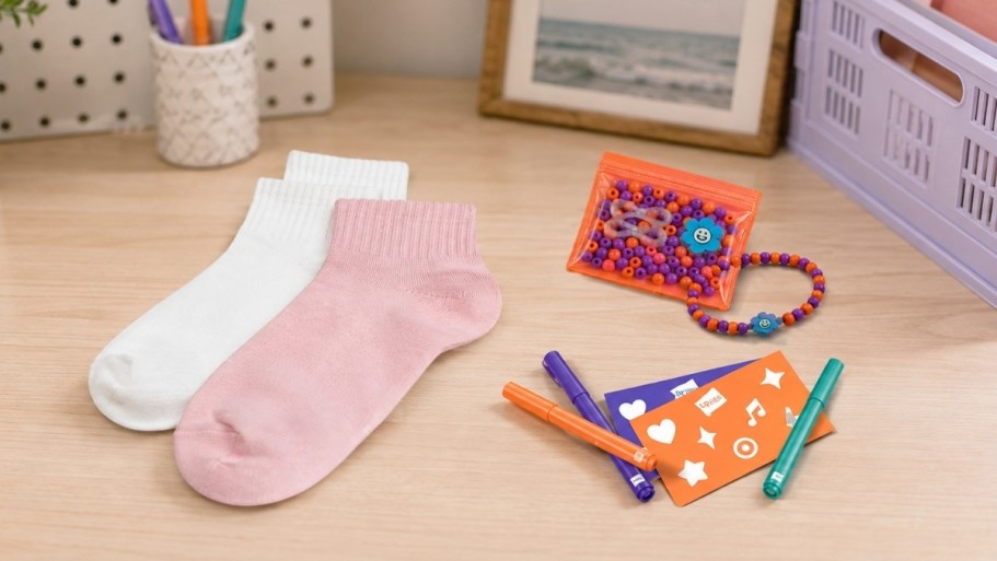 Knock Your Socks ON! Score a FREE Sock Customization Kit at Target on 8/29