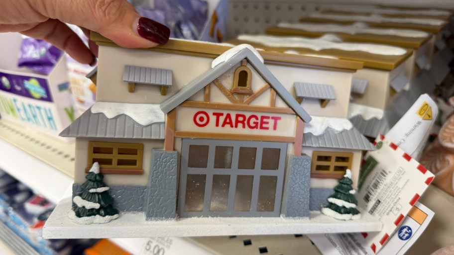 hand holding led target store