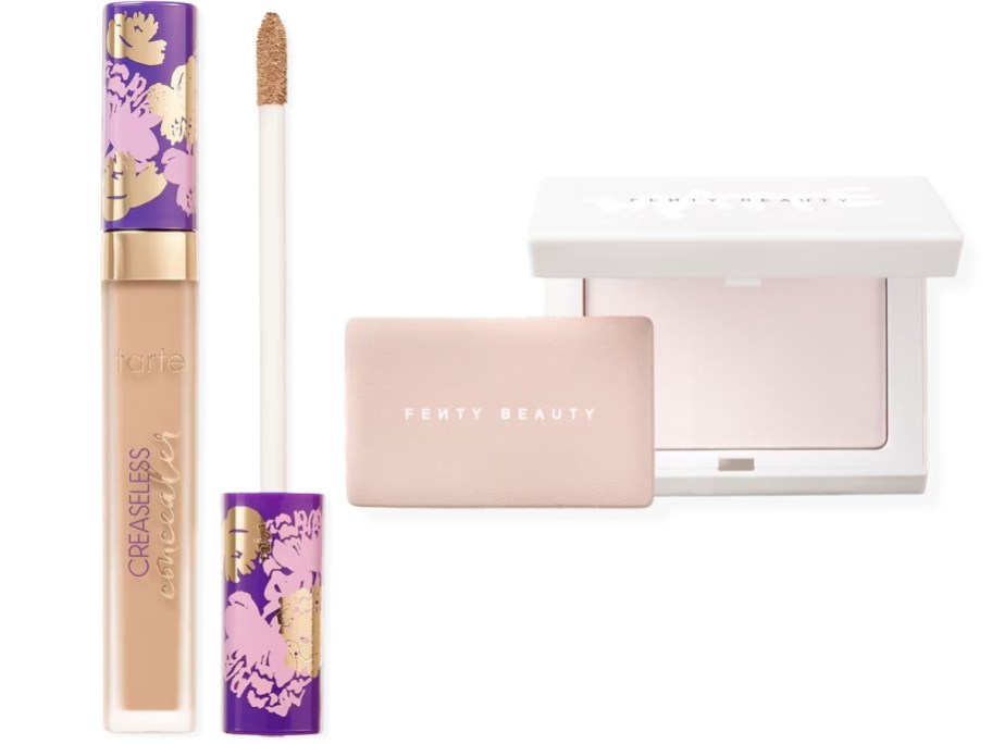 tarte concealer and fenty blush