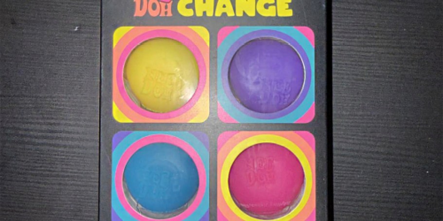 HURRY!! NeeDoh Teenie Color Change 4-Pack for $10.73 on Amazon (Will Sell Out!)