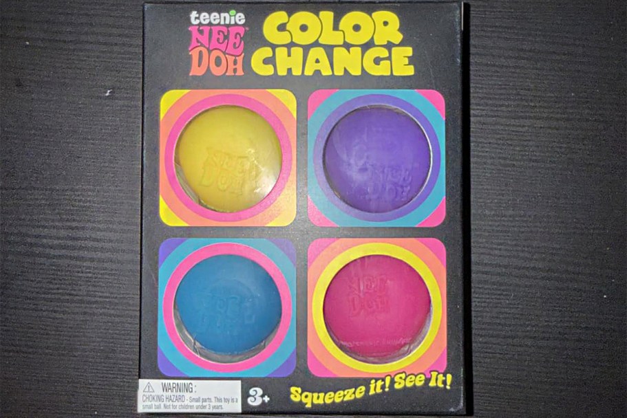 HURRY!! NeeDoh Teenie Color Change 4-Pack for $10.73 on Amazon (Will Sell Out!)