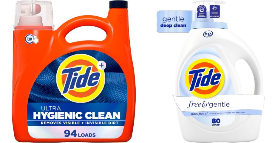 two tide detergents