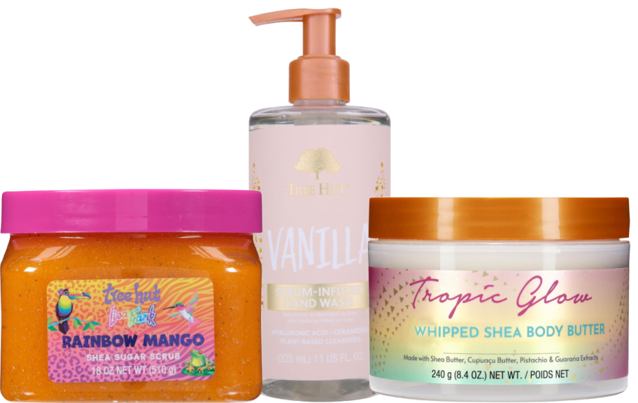 3 tree hut body products