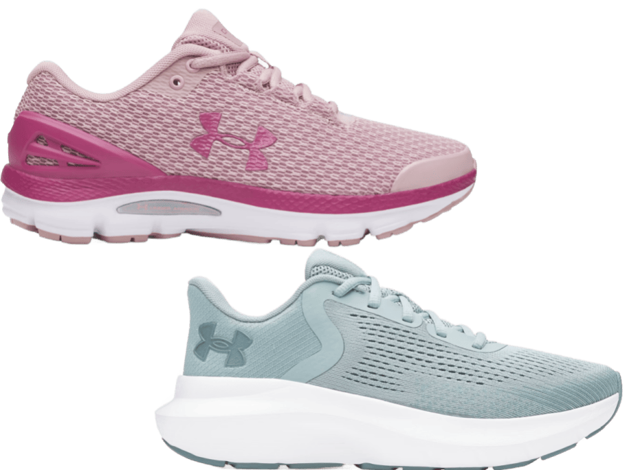 2 womens under armour running shoes