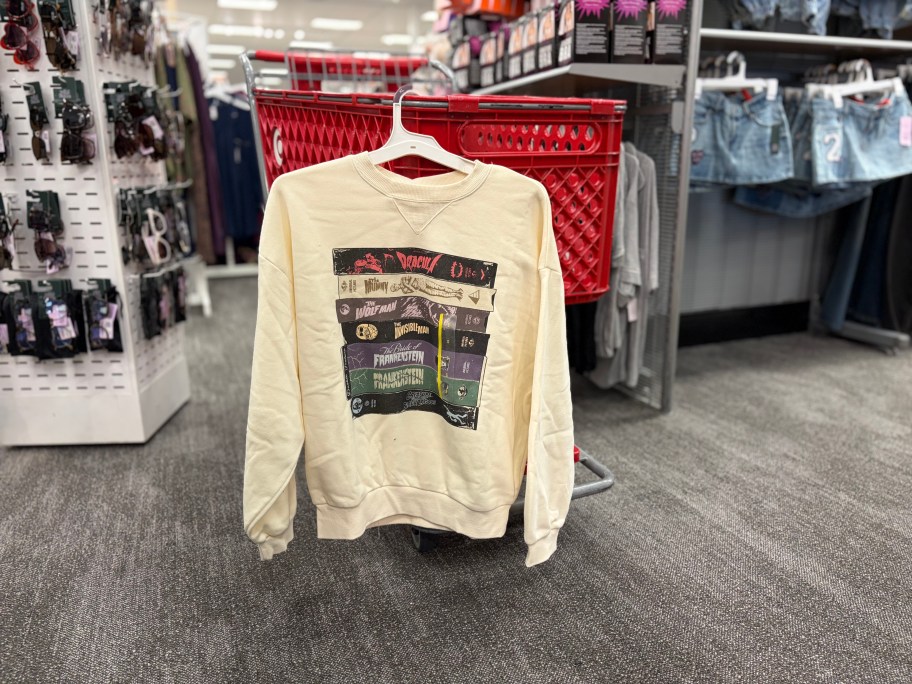 We Spotted Universal Monster Crewneck Sweatshirts at Target!