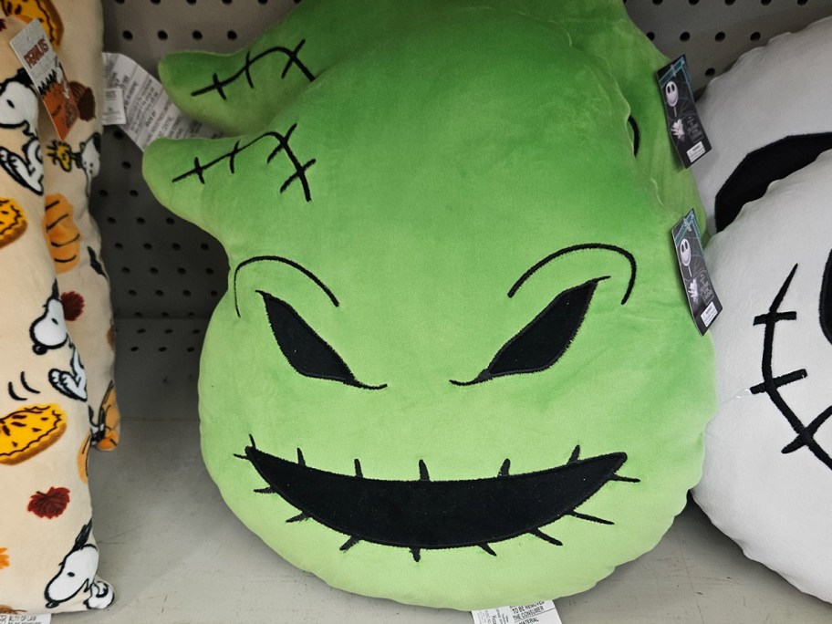 green oogie boogie pillow 