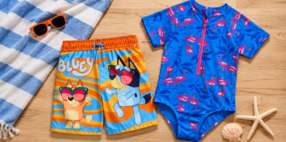 Kids Swimsuits from $3.50 on Walmart.com (Reg. $11)