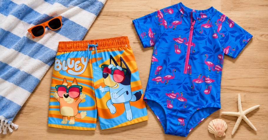 Kids Swimsuits from $3.50 on Walmart.com (Reg. $11)