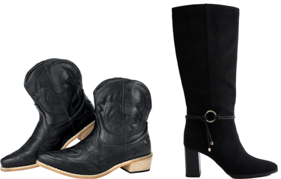 black womens boots