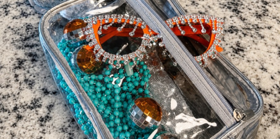 This Clear Belt Bag w/ Sequin Strap is Perfect for Concerts & Only $7.97 on Walmart.com