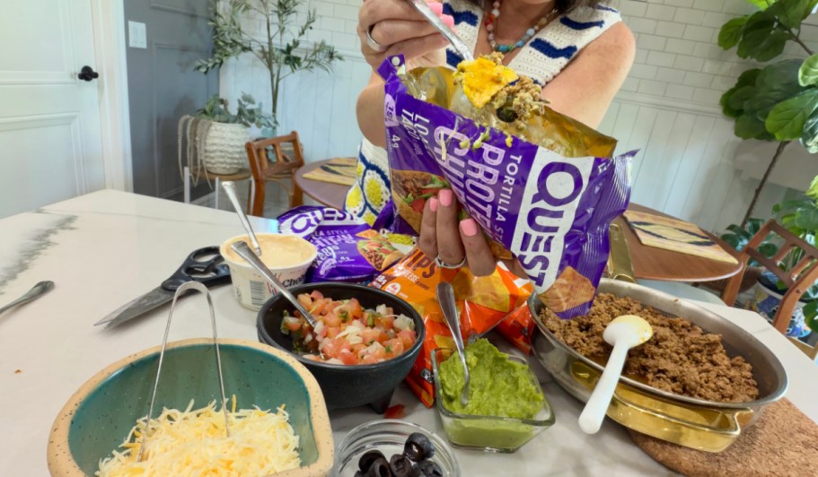High Protein Walking Taco Bags (An Easy, Protein-Packed Dinner!)