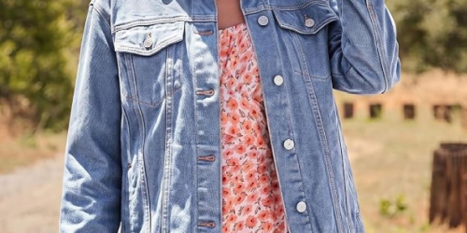 Trendy Oversized Denim Jacket Just $19.99 Shipped on Amazon (Reg. $40)
