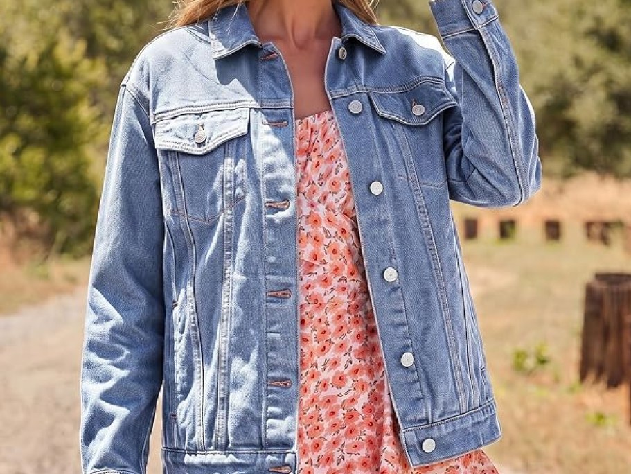 Trendy Oversized Denim Jacket Just $19.99 Shipped on Amazon (Reg. $40)