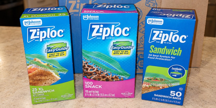 Ziploc Sandwich & Snack Bags 175-Count Only $4 Shipped on Amazon (Reg. $11)