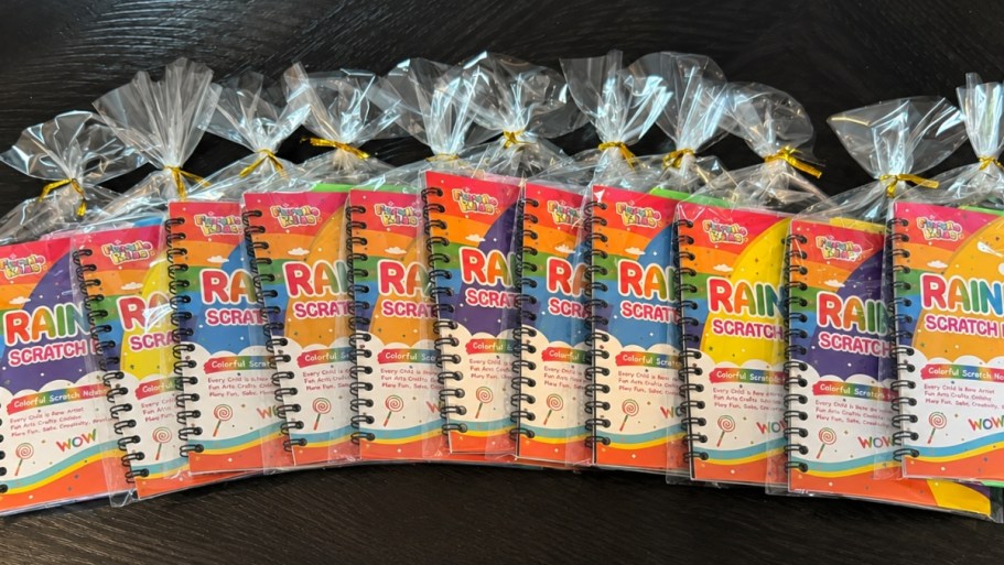 Halloween Party Favors! 16-Pack Rainbow Scratch Art Books Only $9 on Amazon (Reg. $21)