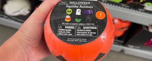 18 Halloween Squishy Party Favors w: Treat Pail