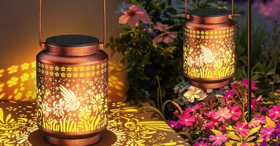 Hanging Solar Lanterns 2-Pack Just $12.99 on Amazon (Reg. $26)