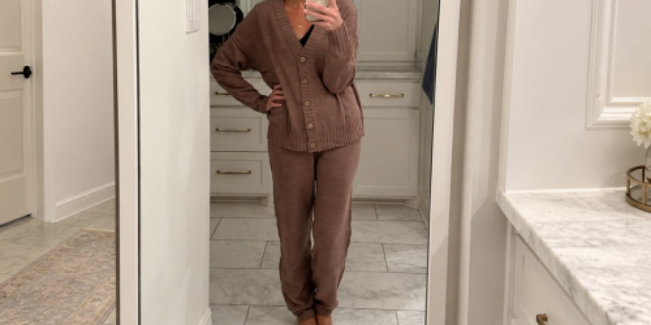 Women’s Sweater Lounge Set Just $18.49 Shipped on Amazon | Free People Vibes for Less