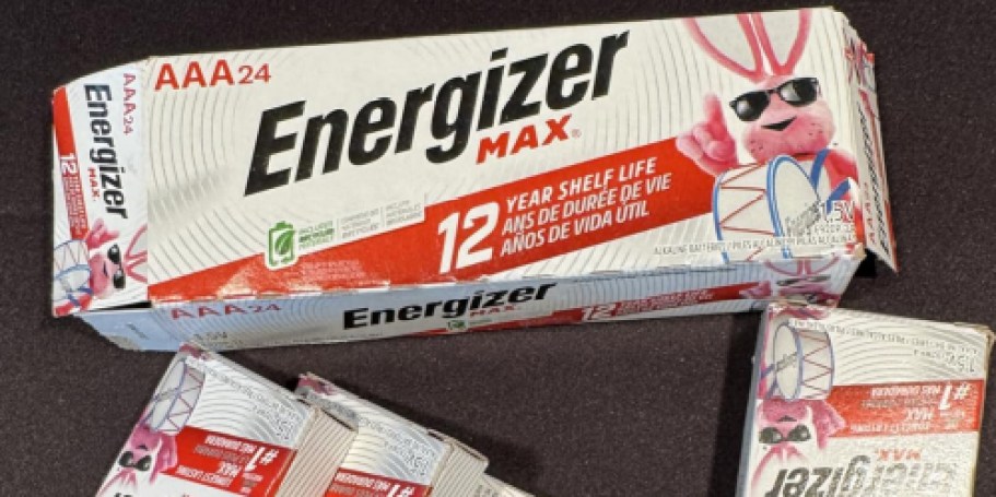 Energizer MAX AAA Batteries 24-Pack Only $6.76 Shipped on Amazon (Reg. $22)