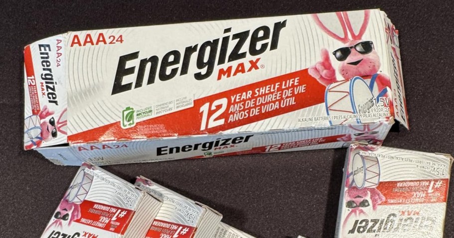 Energizer MAX AAA Batteries 24-Pack Only $6.76 Shipped on Amazon (Reg. $22)
